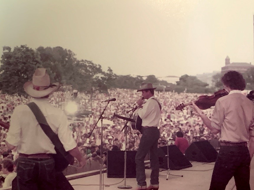 Paul with Ronnie Dunn Band in Washington, D.C.